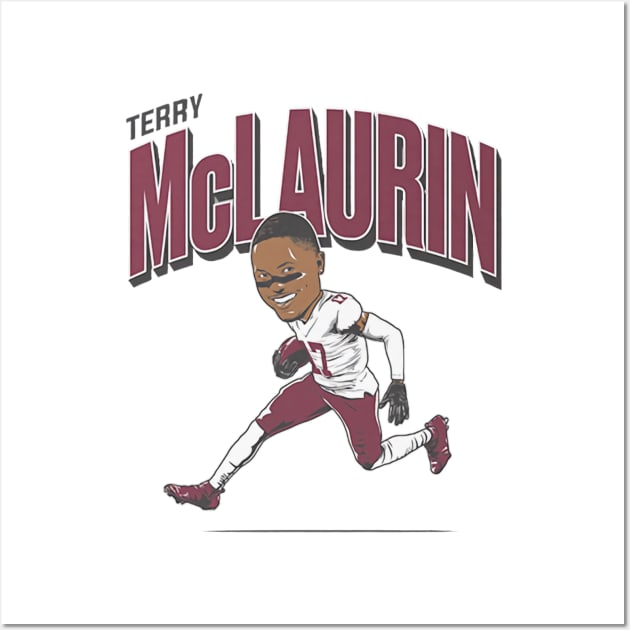 Terry Mclaurin Caricature Wall Art by Chunta_Design